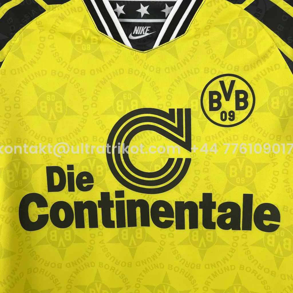 UltraTrikot-Retro Dortmund 1994-95 Home Jersey