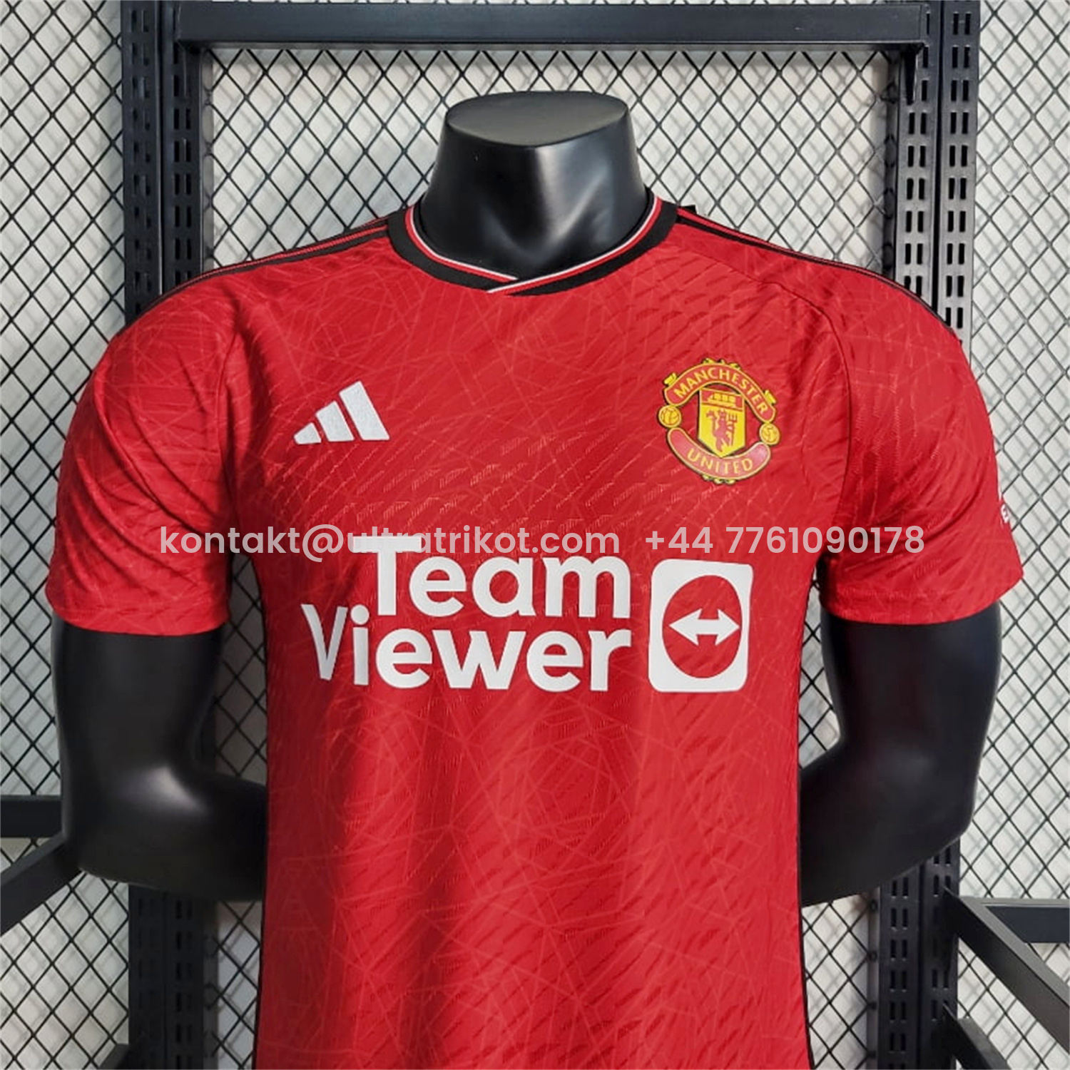 UltraTrikot-Retro Manchester United 2023-24 Home Red Jersey - Player Version