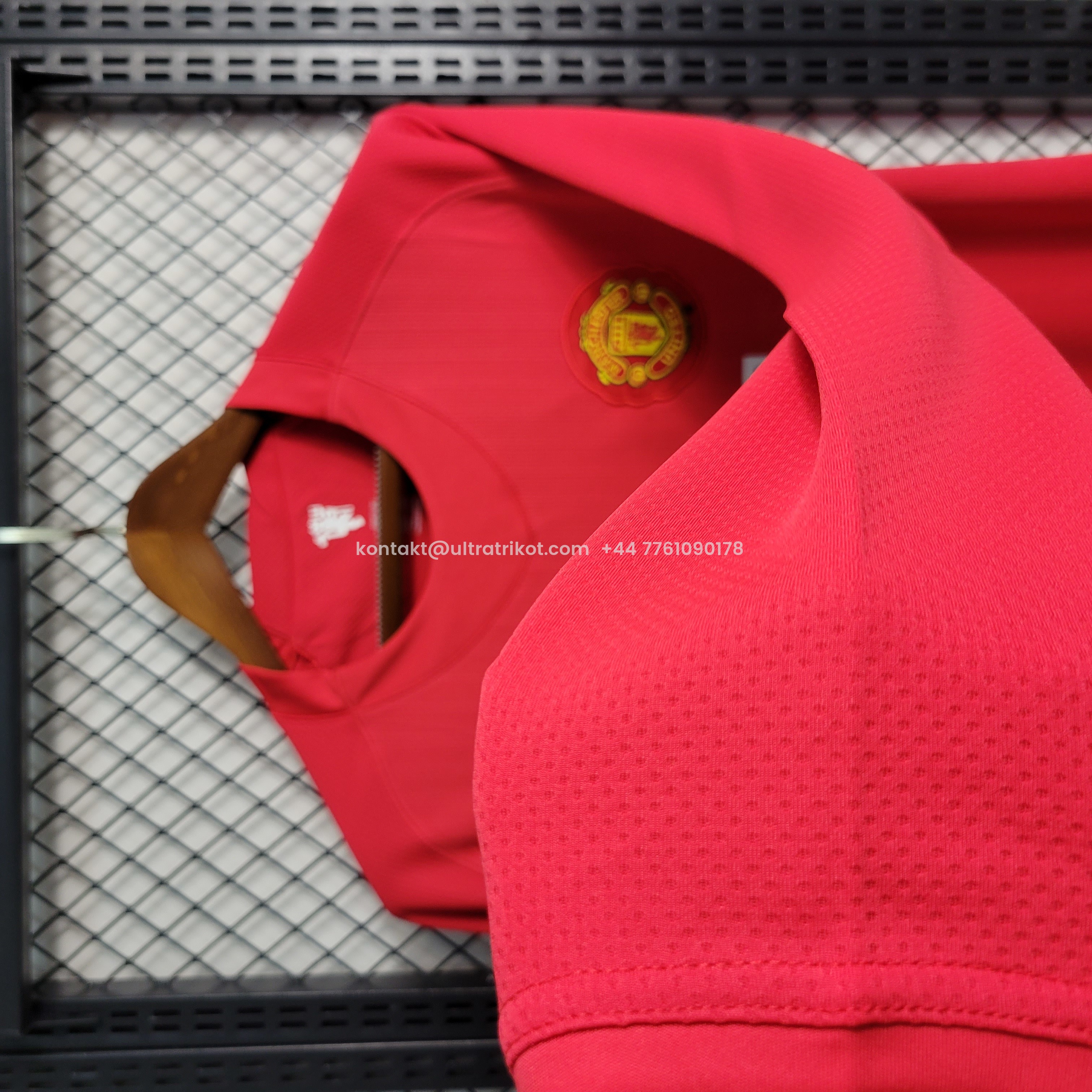 UltraTrikot-Retro Manchester United 08-09 Home Long Sleeve Jersey