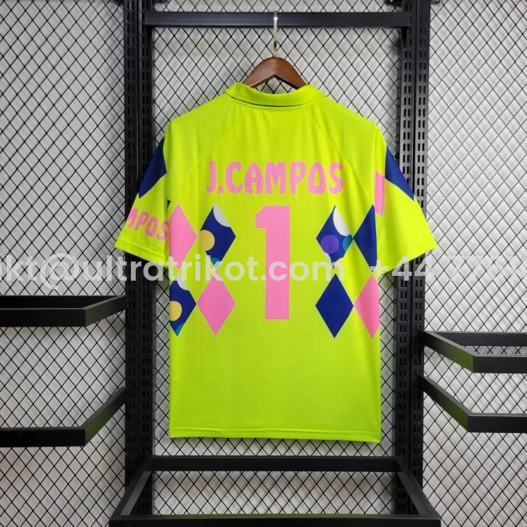 UltraTrikot-Retro Mexico 1992-93 Goalkeeper Green Jersey