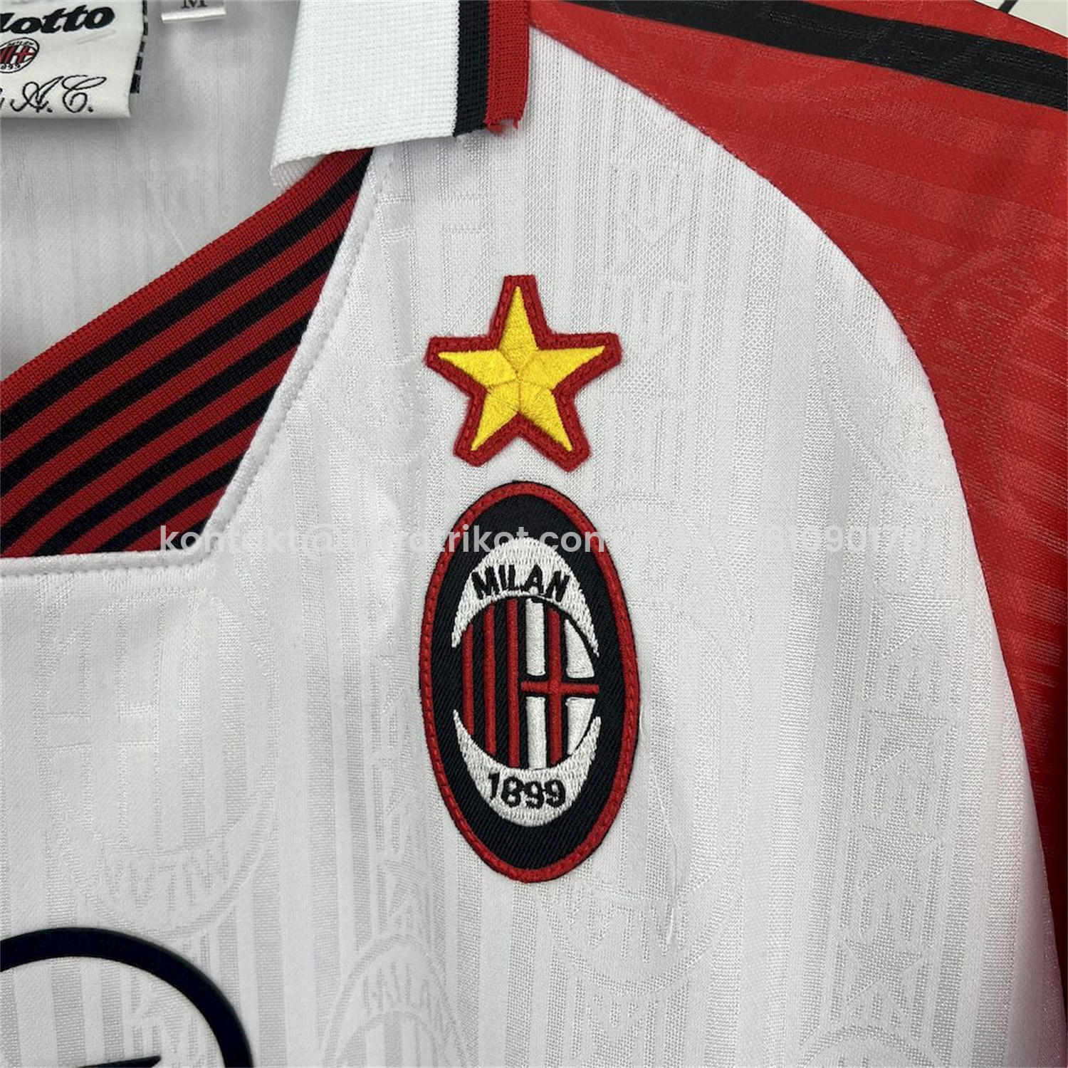 UltraTrikot-Retro AC Milan 1997-98 White Special Jersey