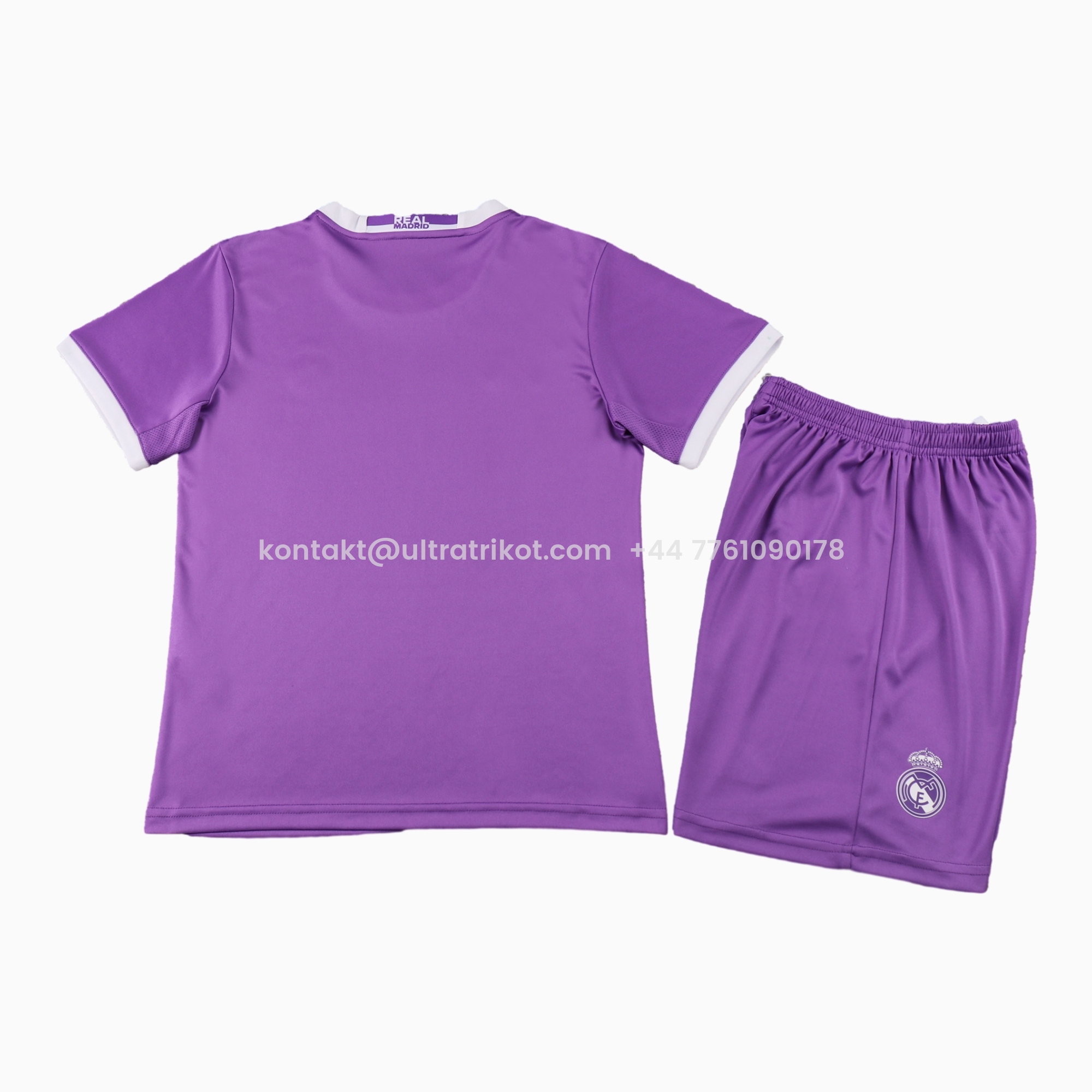 UltraTrikot-Retro Real Madrid 2016-17 Away Kids Kit