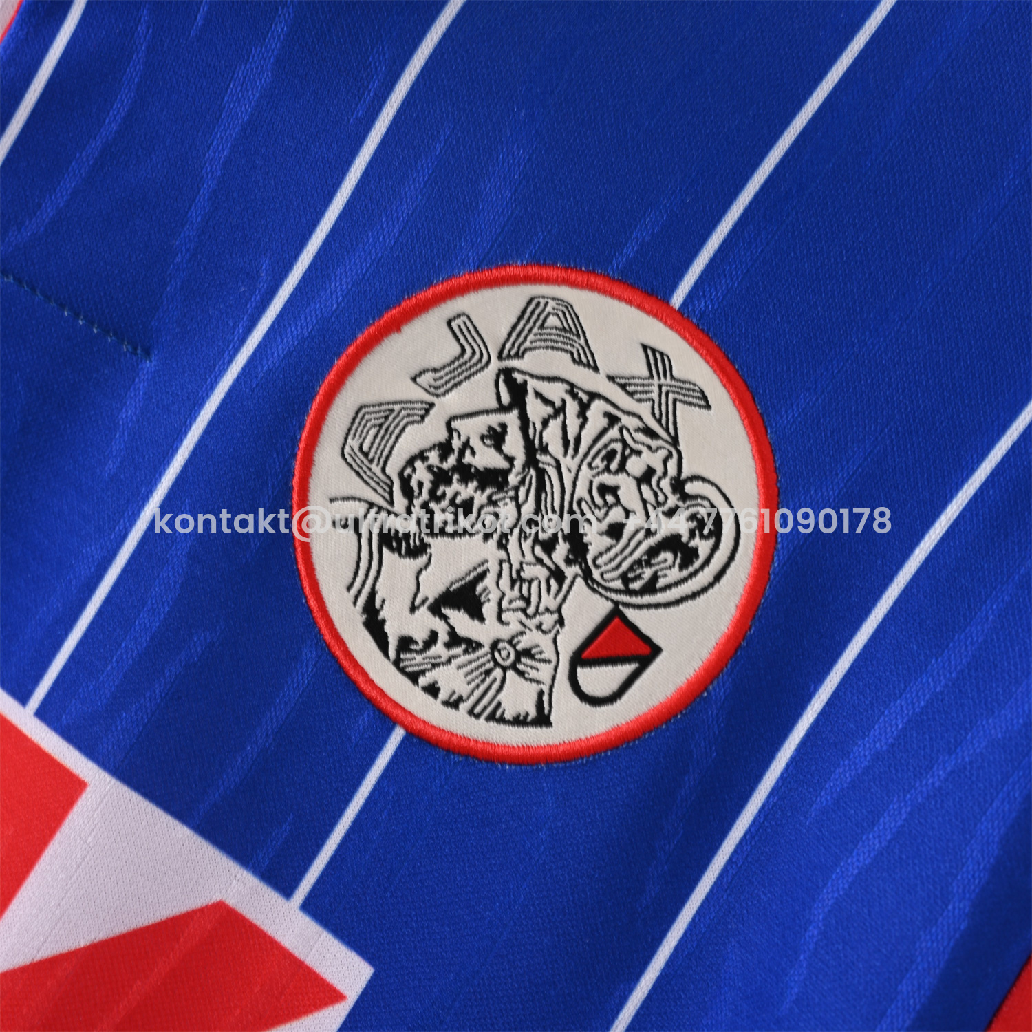 UltraTrikot-Retro Ajax 1990 Away Long Sleeve Jersey