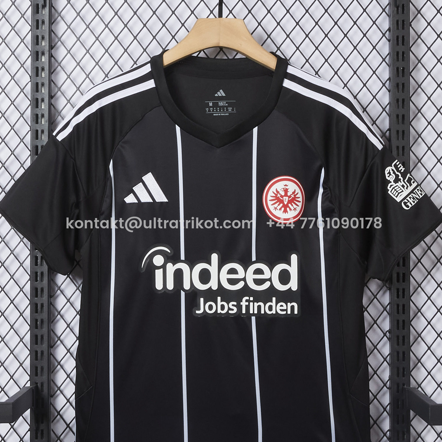 UltraTrikot-Frankfurt 25-26 European Home Black Jersey - Fans Version