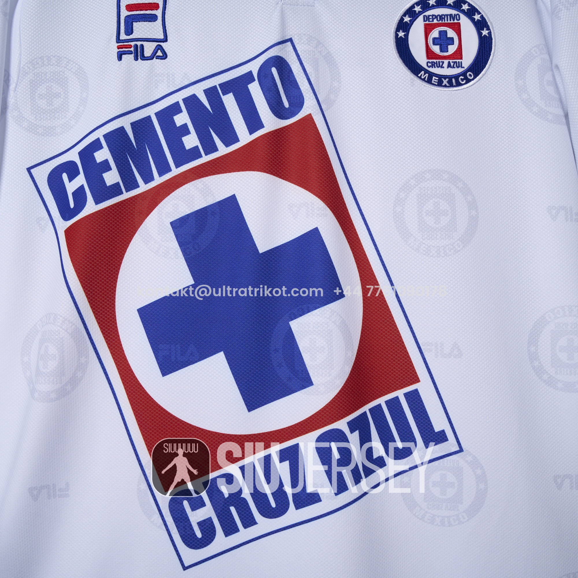 UltraTrikot-Retro Cruz Azul 1998-99 Away Jersey - Fans Version