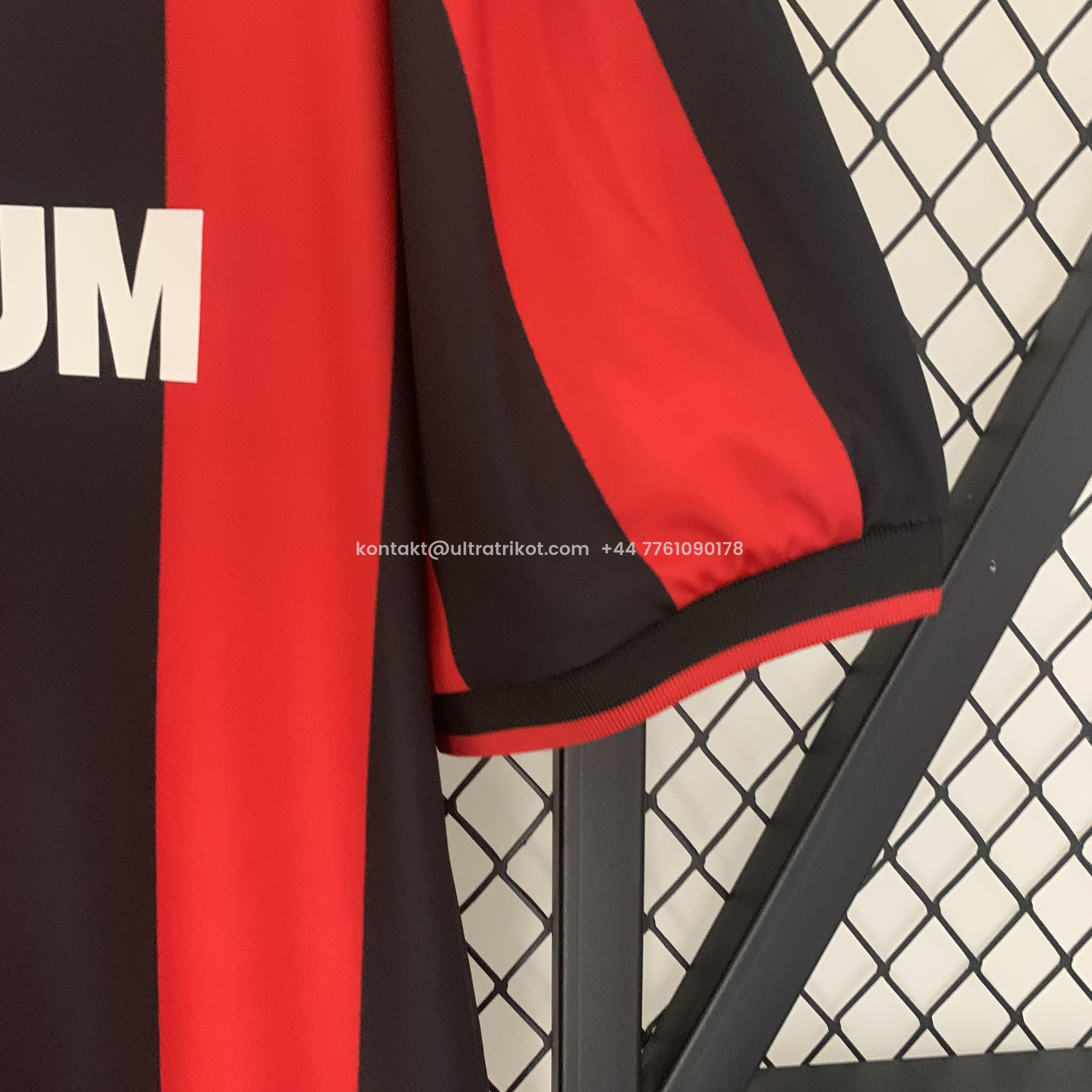 UltraTrikot-Retro AC Milan 90-91 Home Stadium Jersey