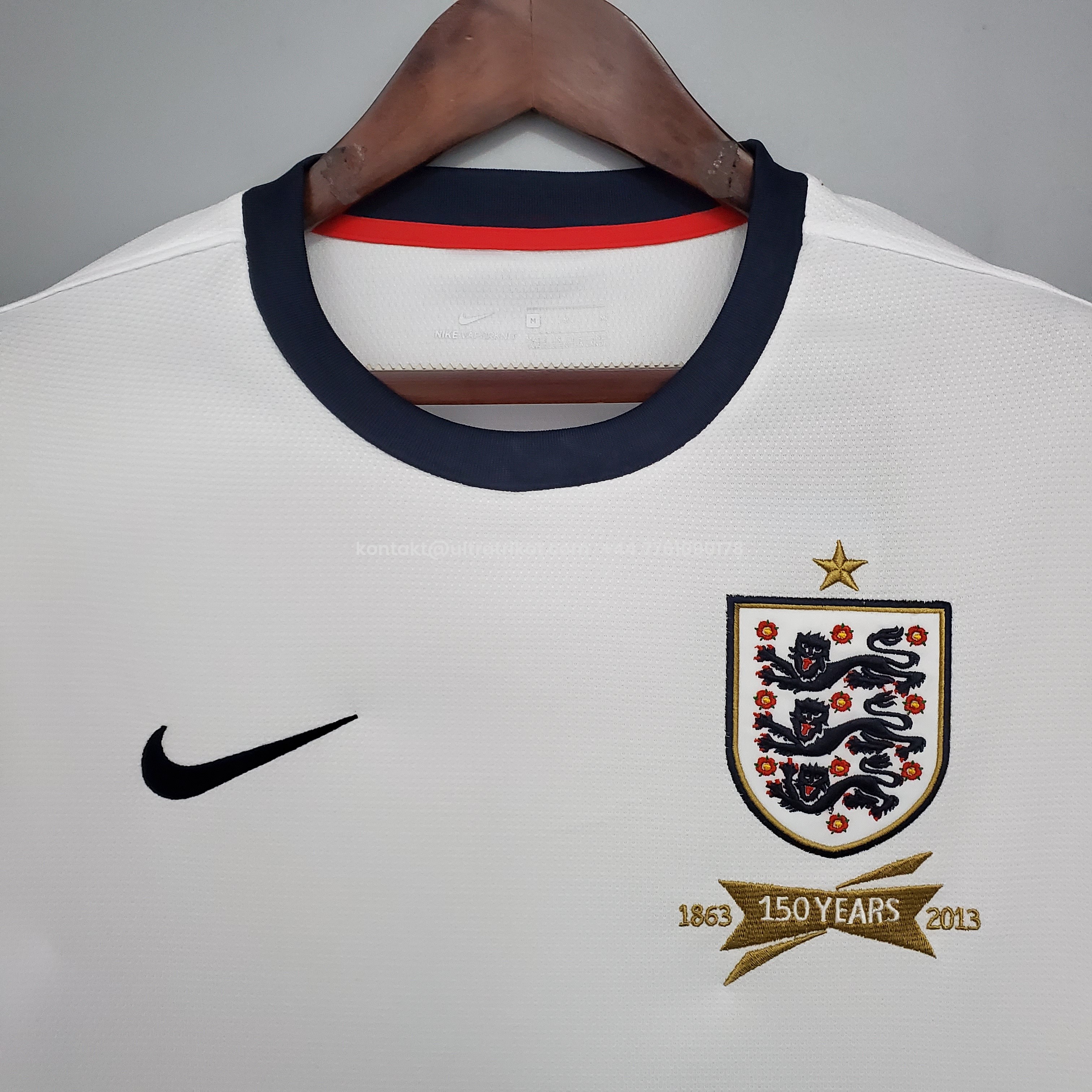 UltraTrikot-Retro England 2013 150 YEARS Home Stadium Jersey