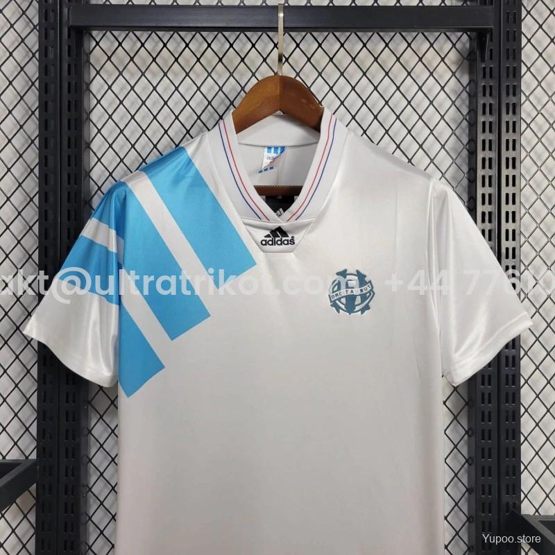 UltraTrikot-Retro Marseille 1992-93 European Home Jersey