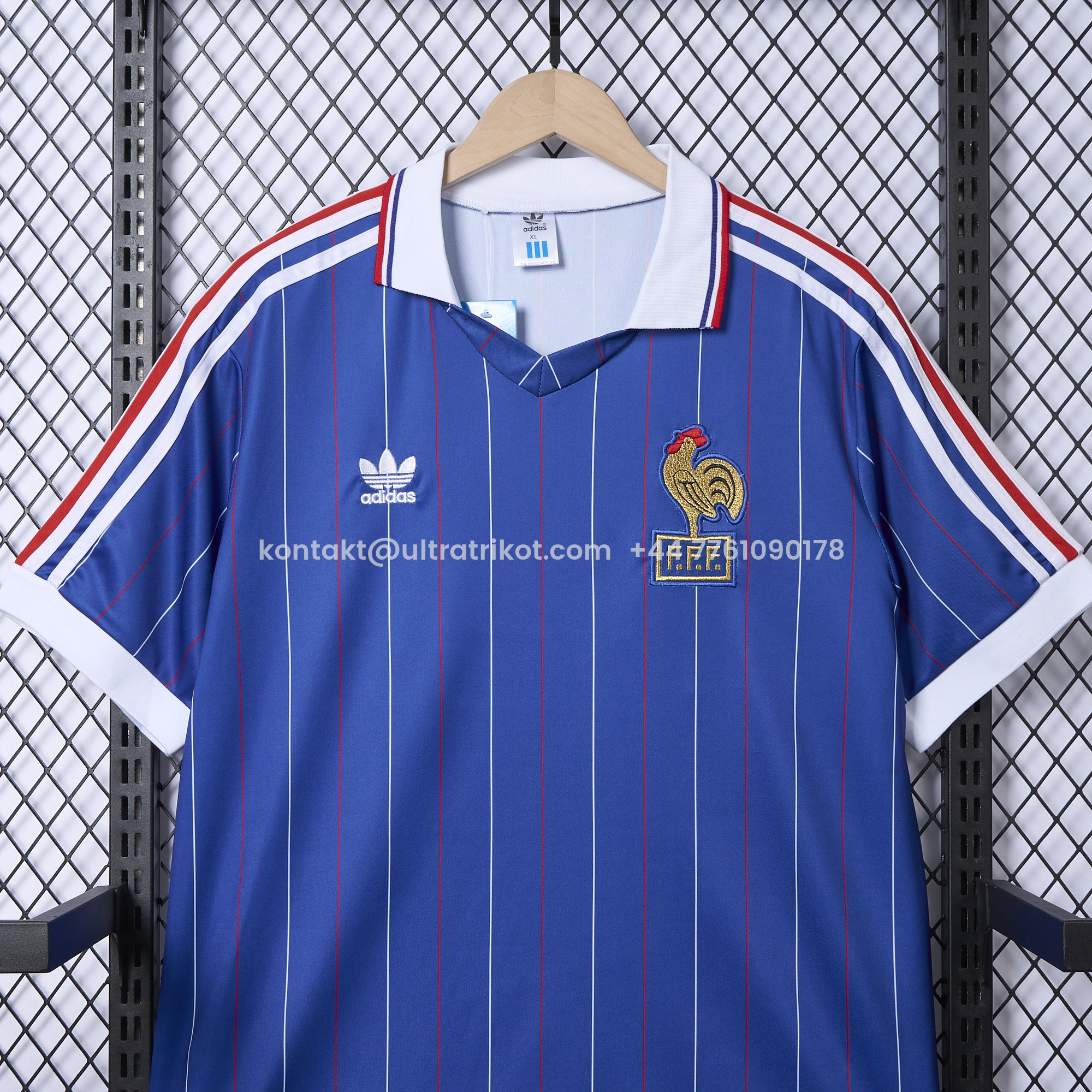 UltraTrikot-Retro France 1982 Home Stadium Jersey