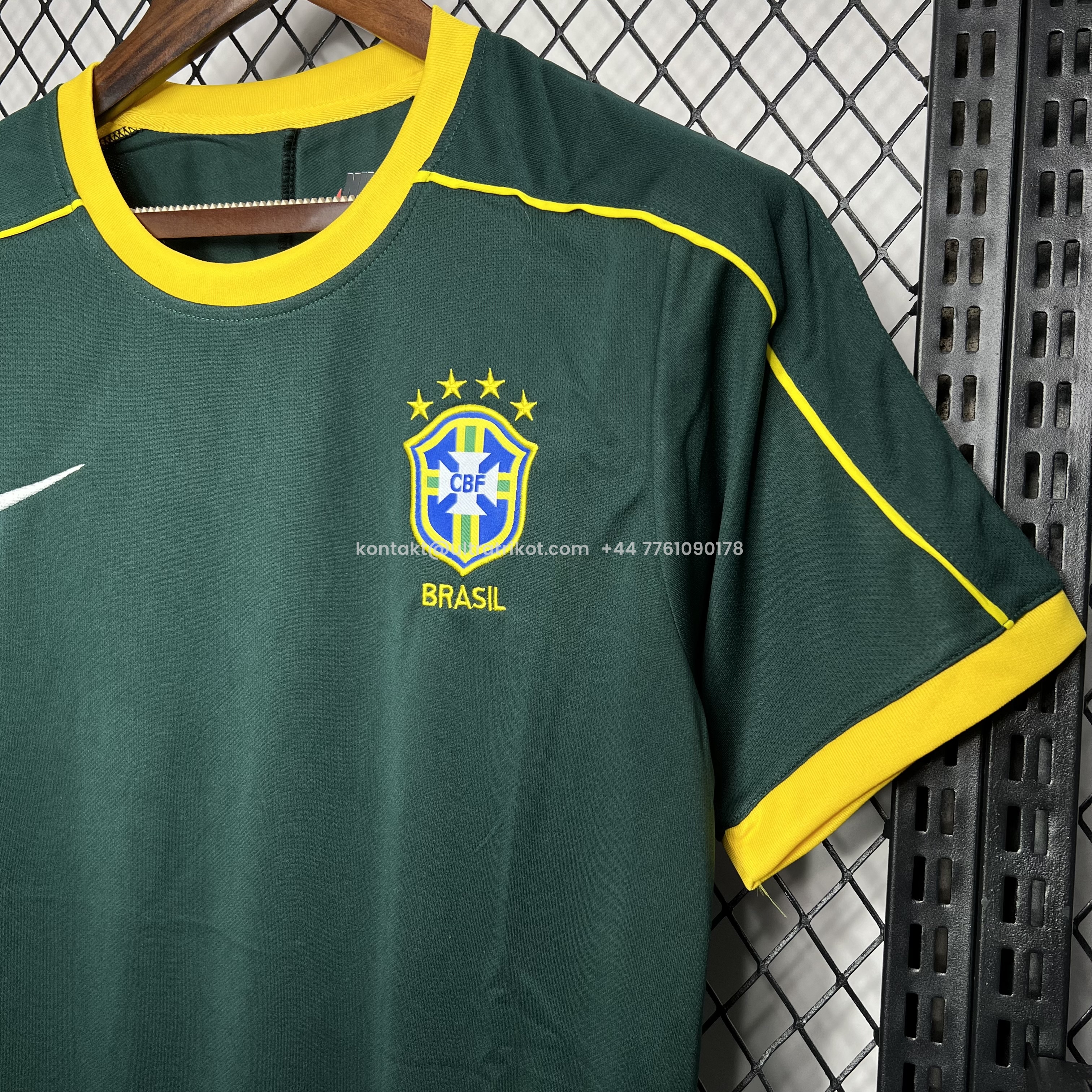 UltraTrikot-Retro Brazil 1998 Goalkeeper Jersey