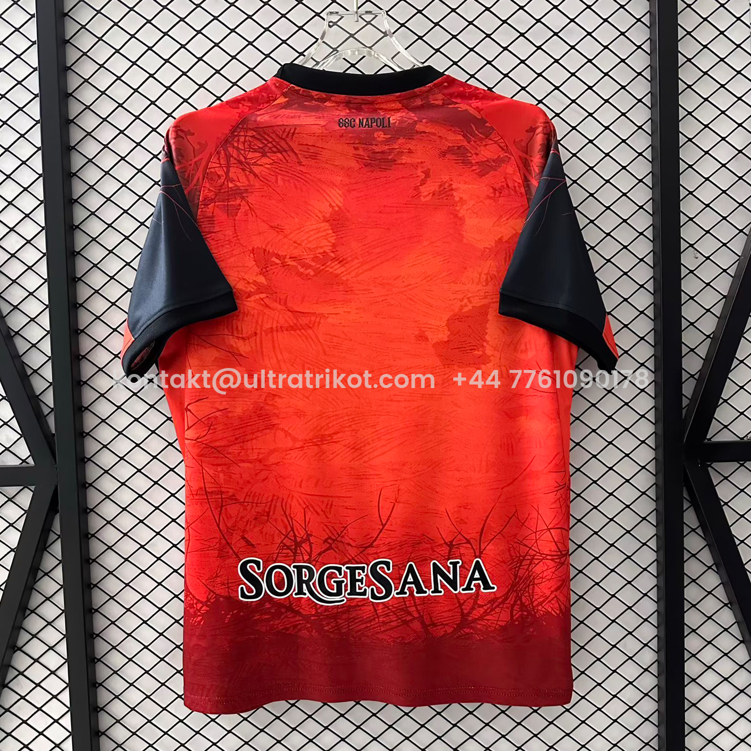 UltraTrikot-Napoli 25-26 Halloween Orange Goalkeeper Jersey - Fans Version