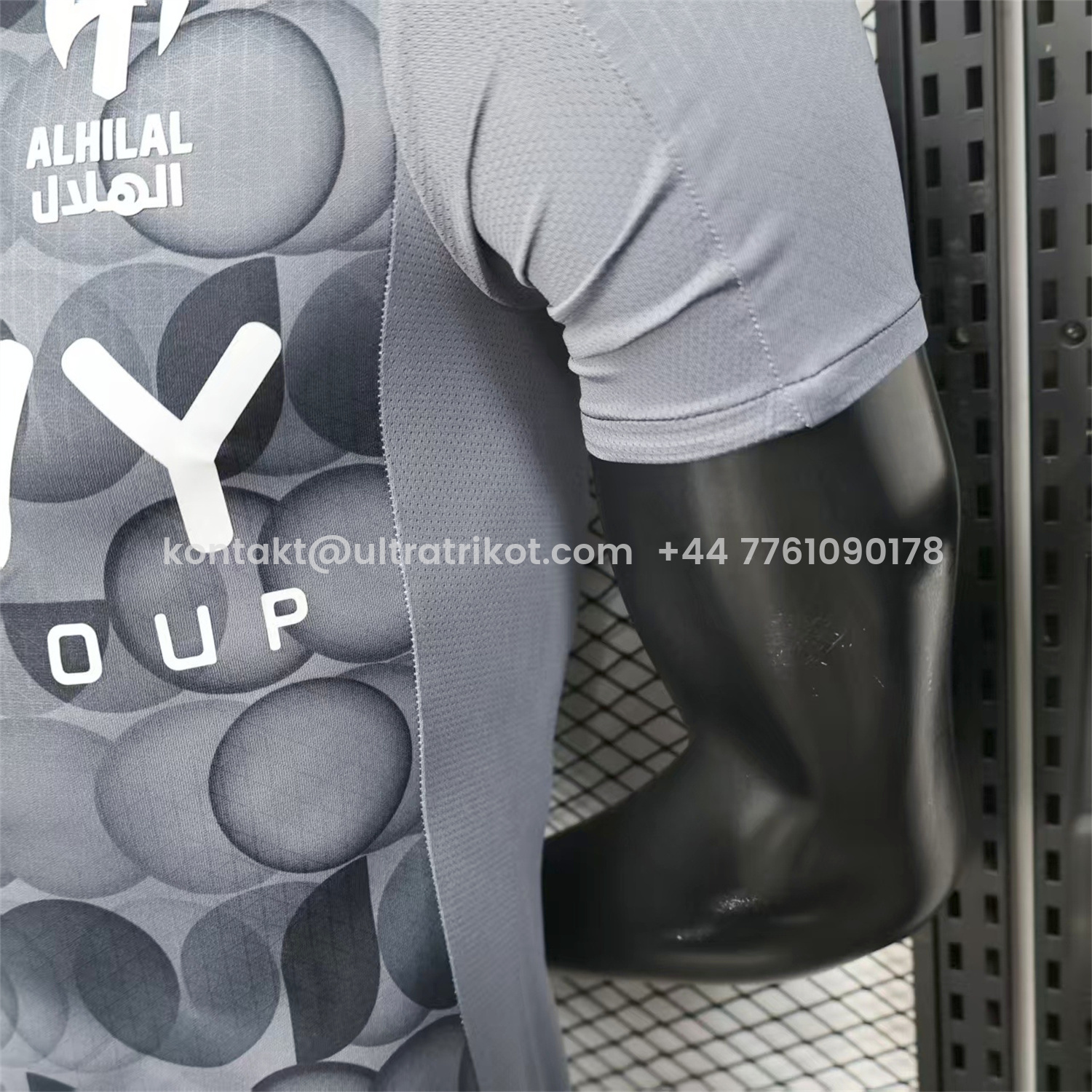 UltraTrikot-Al Hilal Riyadh Crescent 25-26 Third Grey Jersey - Player Version