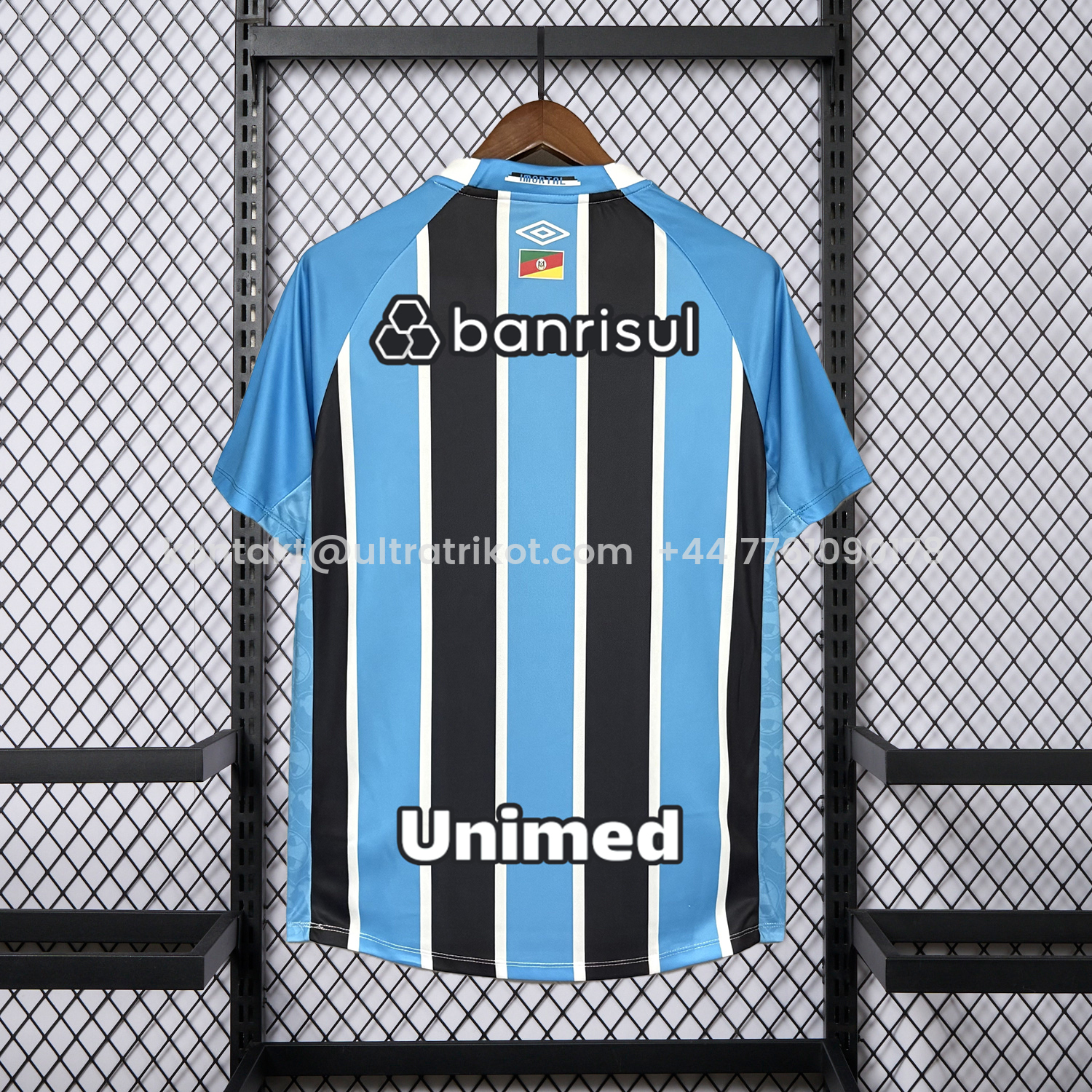 UltraTrikot-Gremio 25-26 Home Jersey With Sponsors - Fans Version