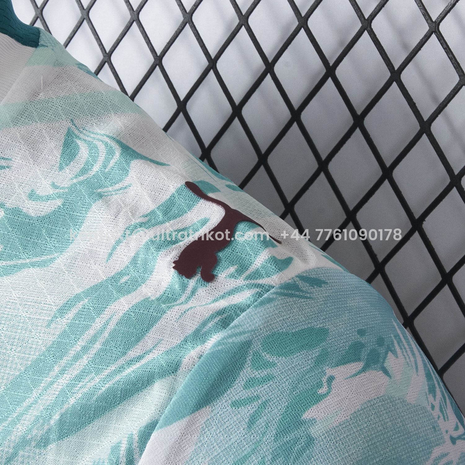 UltraTrikot-Portugal 2026 Away White And Cyan Jersey - Player Version