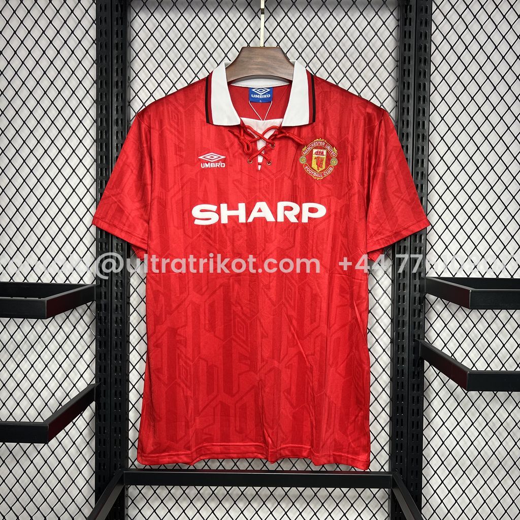UltraTrikot-Retro Manchester United 1992-94 Home Jersey