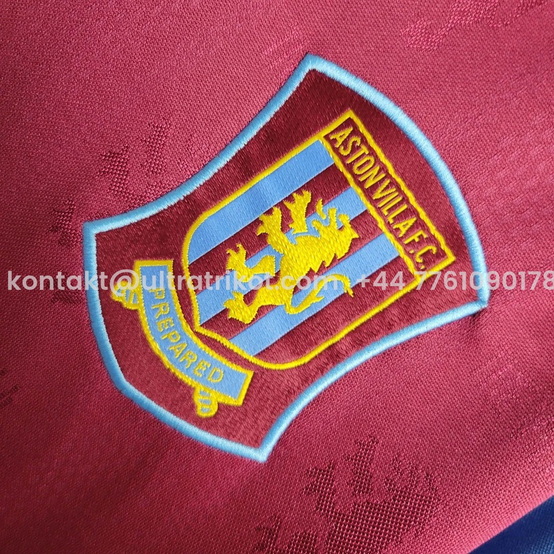 UltraTrikot-Retro Aston Villa 1995-97 Home Stadium Jersey