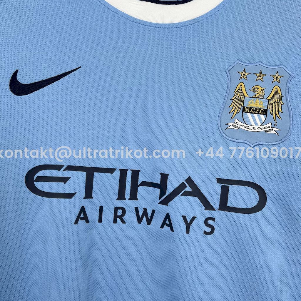UltraTrikot-Retro Manchester City 2013-14 Home Jersey