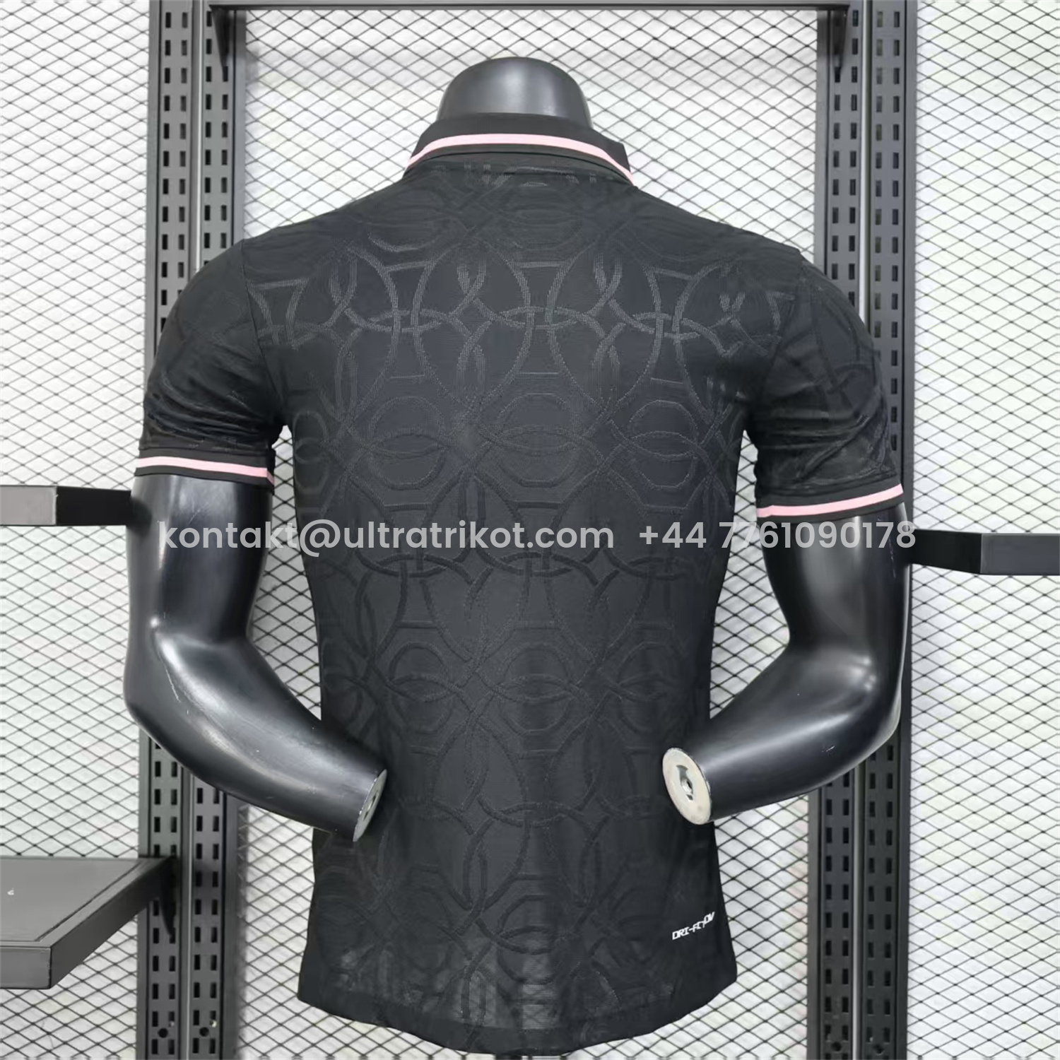 UltraTrikot-Paris Saint-Germain PSG 25-26 JD Black Special Jersey with Red Badge - Player Version