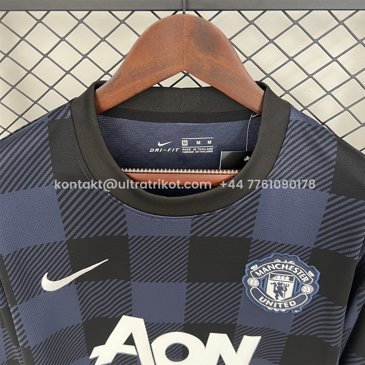UltraTrikot-Retro Manchester United 13-14 Away Long Sleeves Jersey