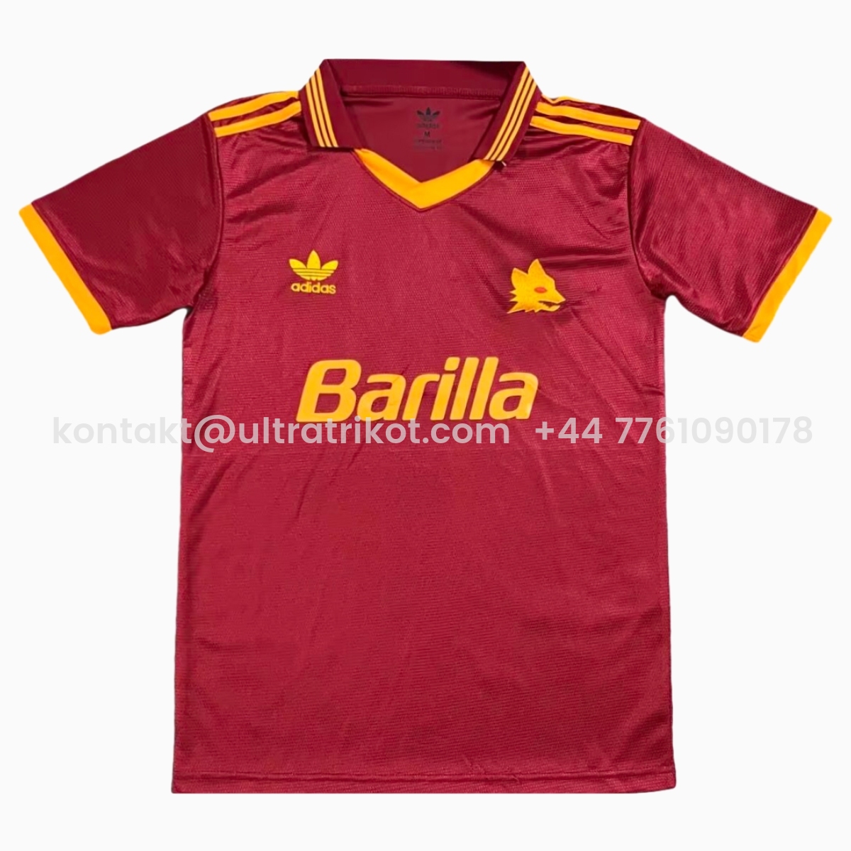 UltraTrikot-Retro AS Roma 1992-94 Home Jersey
