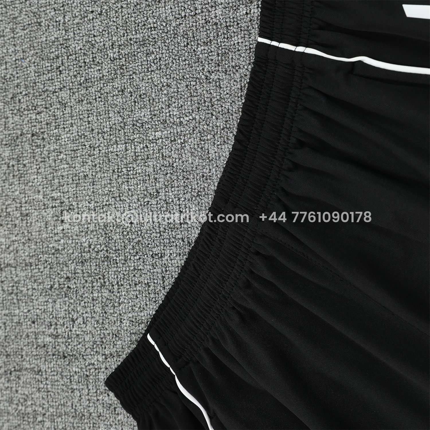 UltraTrikot-Real Madrid 25-26 Short-Sleeve Training Set - Blue Purple Curve Pattern Top & Black Shorts