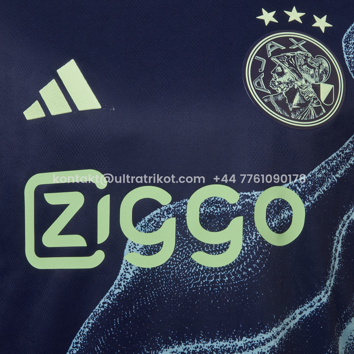UltraTrikot-Ajax 25-26 Away Deep Blue Jersey - Player Version