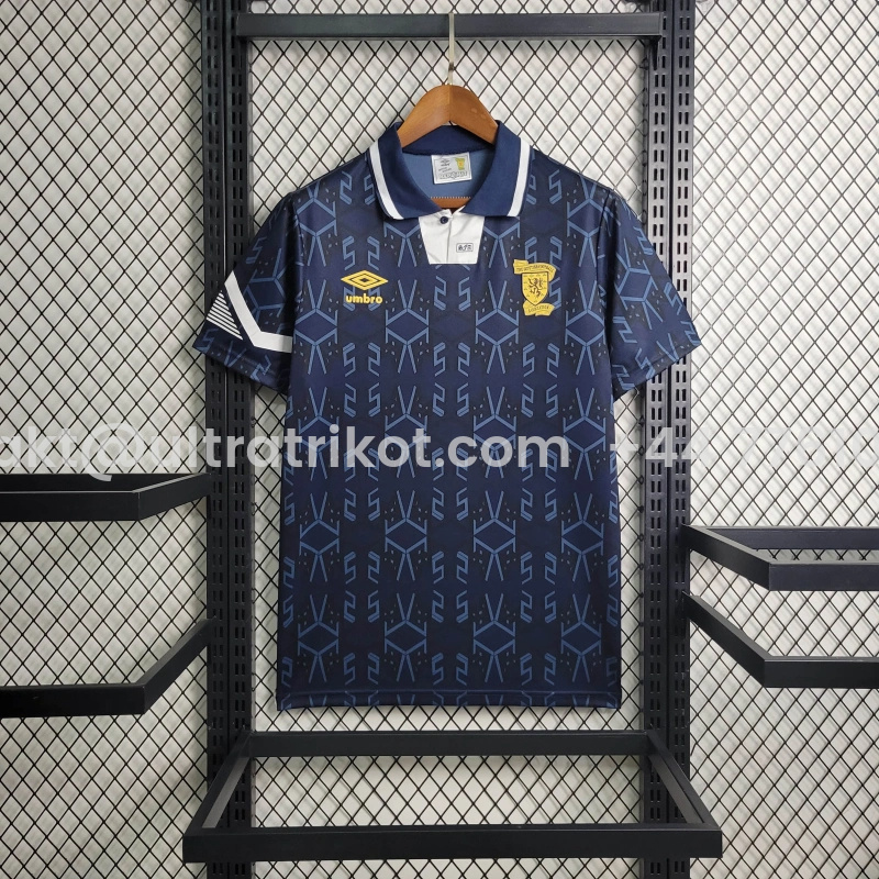 UltraTrikot-Retro S-c-o.t l.a-n.d 1992 Home Stadium Jersey