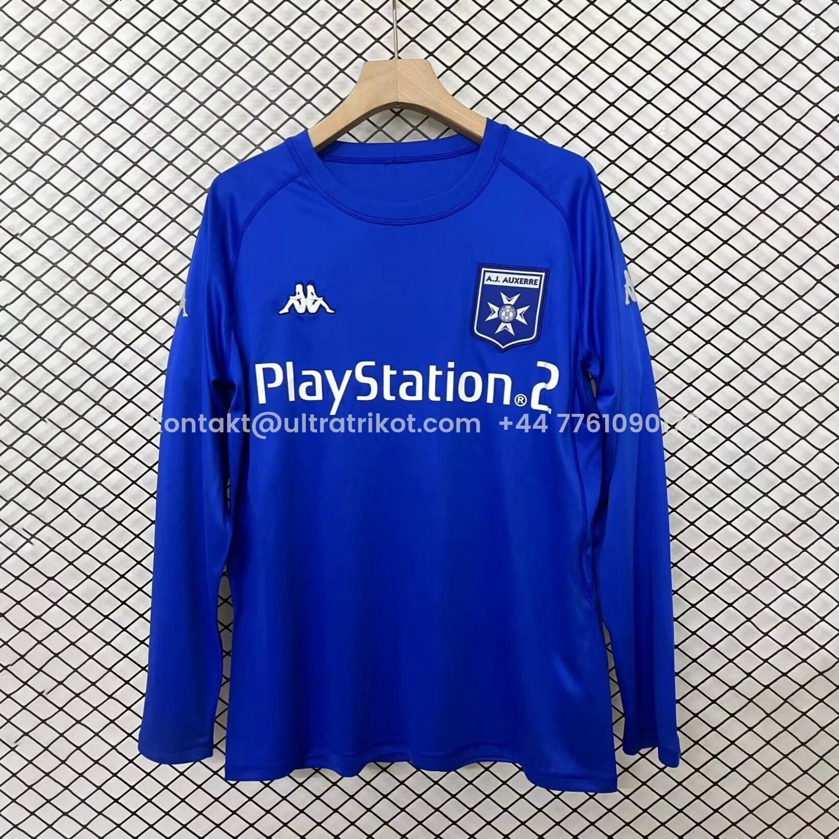 UltraTrikot-Retro AJ Auxerre 2003-04 Away Long Sleeves Jersey