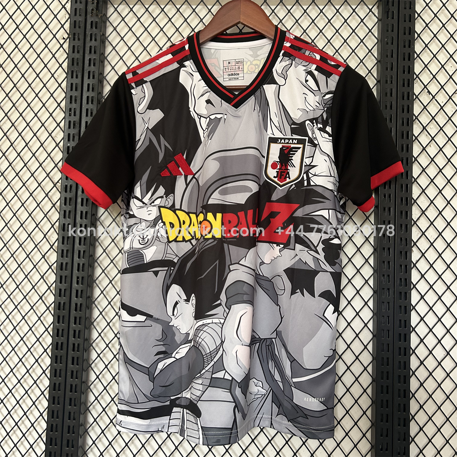 UltraTrikot-Japan 25-26 Dragon Ball Z Vegeta And Goku White Special Jersey - Fans Version