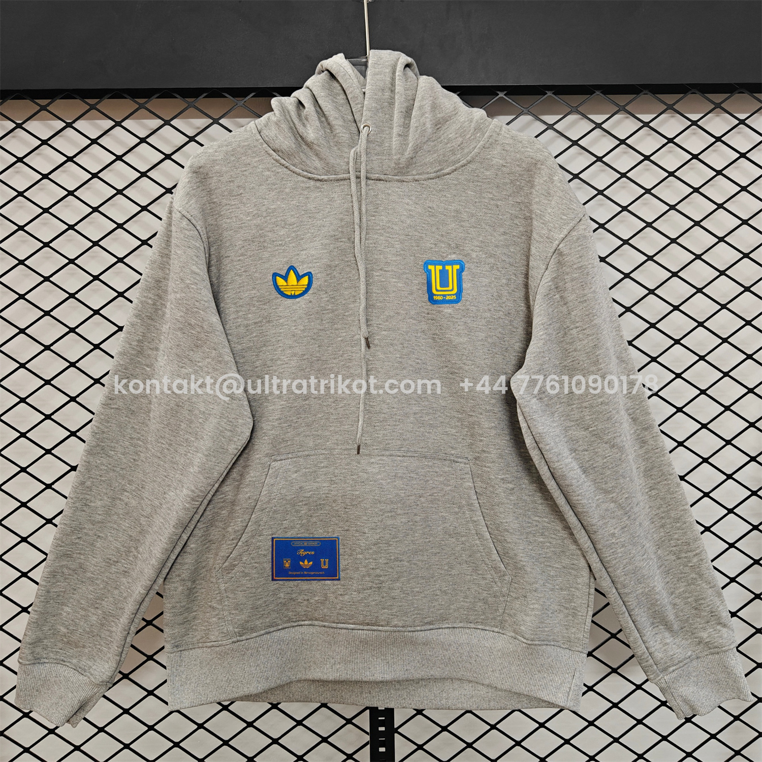 UltraTrikot-Tigres UANL 25-26 Originals Terrace Icon Unisex Pullover Hoodie