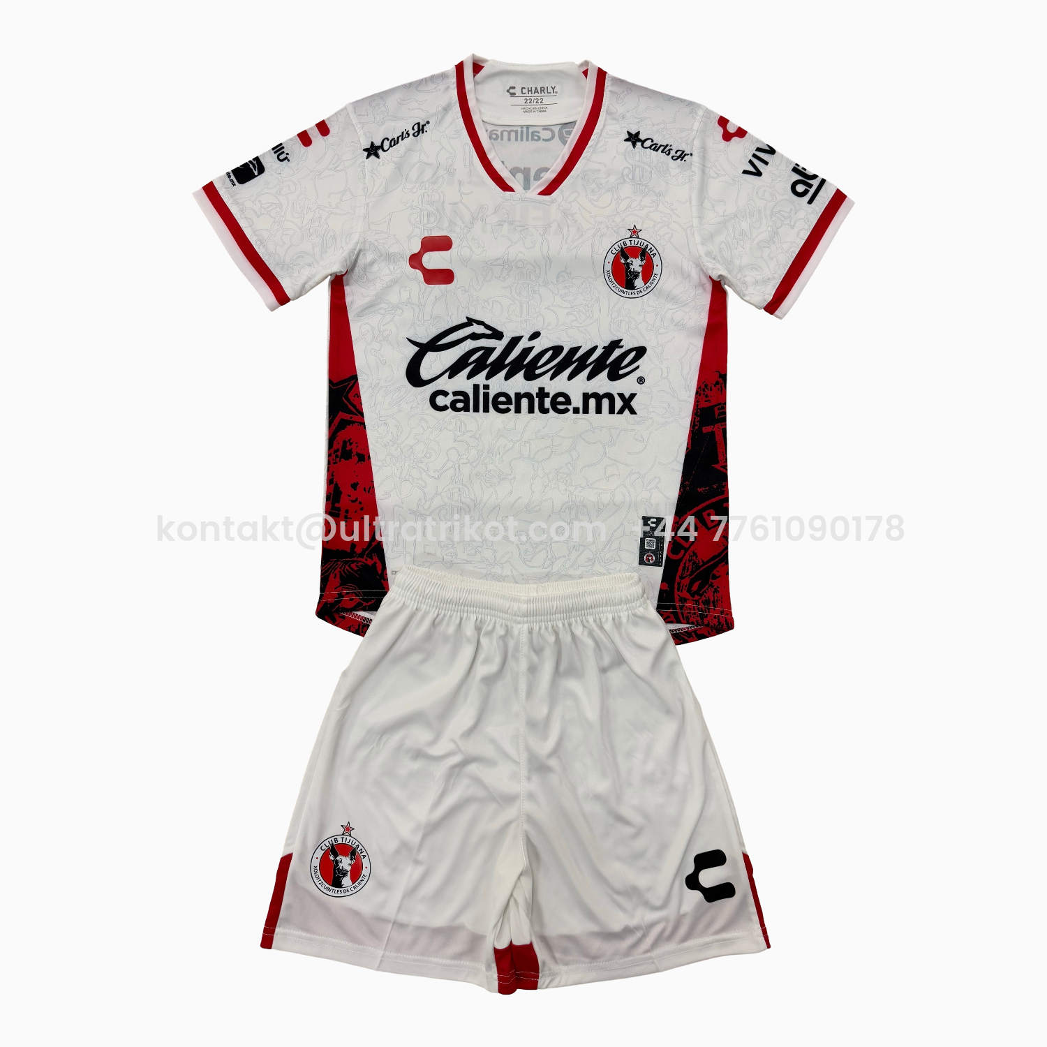 UltraTrikot-Club Tijuana 25-26 Away Men's Adult Jersey Set - Fans Version
