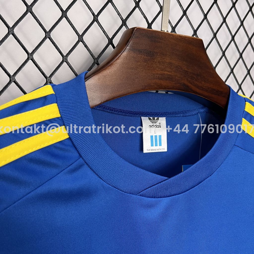UltraTrikot-Retro Boca Juniors 1981-82 Home Long Sleeve Jersey