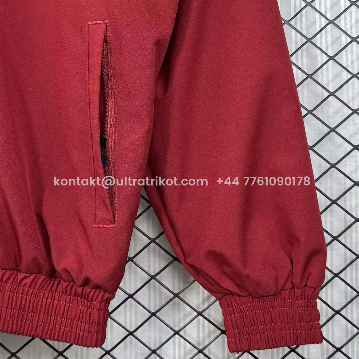 UltraTrikot-Retro Sevilla 1993-94 Home Windbreaker Jacket - White And Red