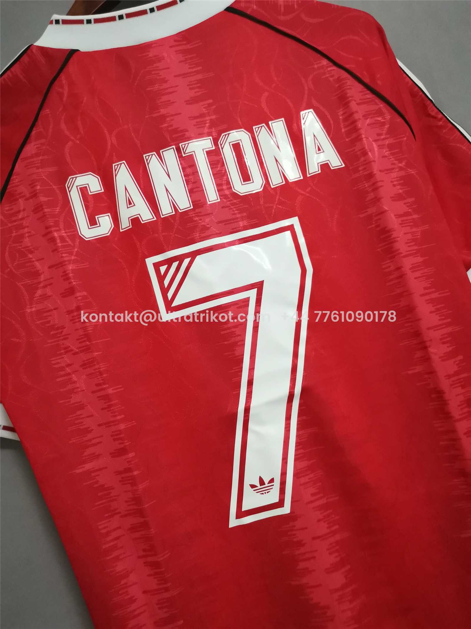 UltraTrikot-Retro Manchester United 91-92 Home Jersey