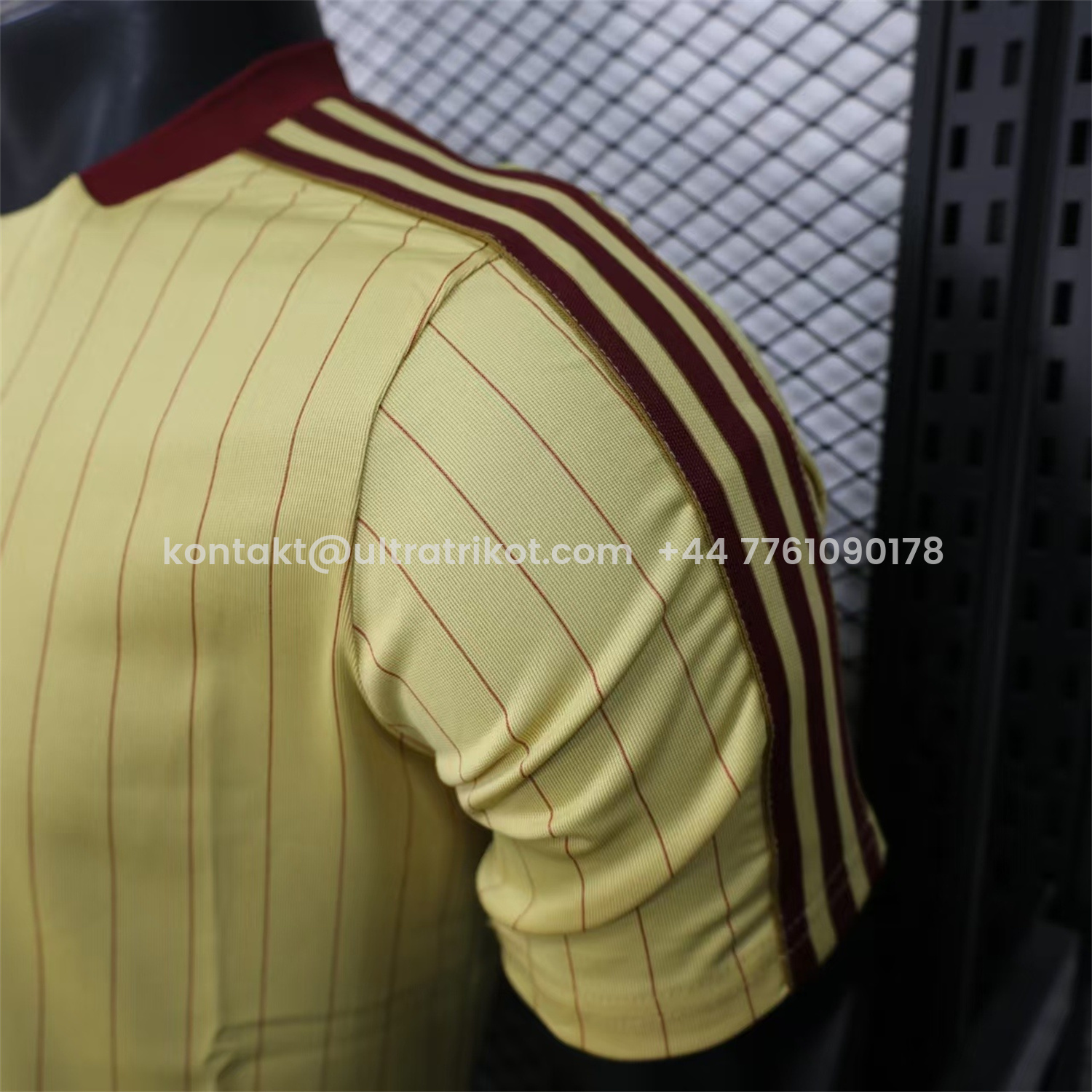 UltraTrikot-Arsenal 25-26 Trefoil Yellow Travel Jersey - Player Version