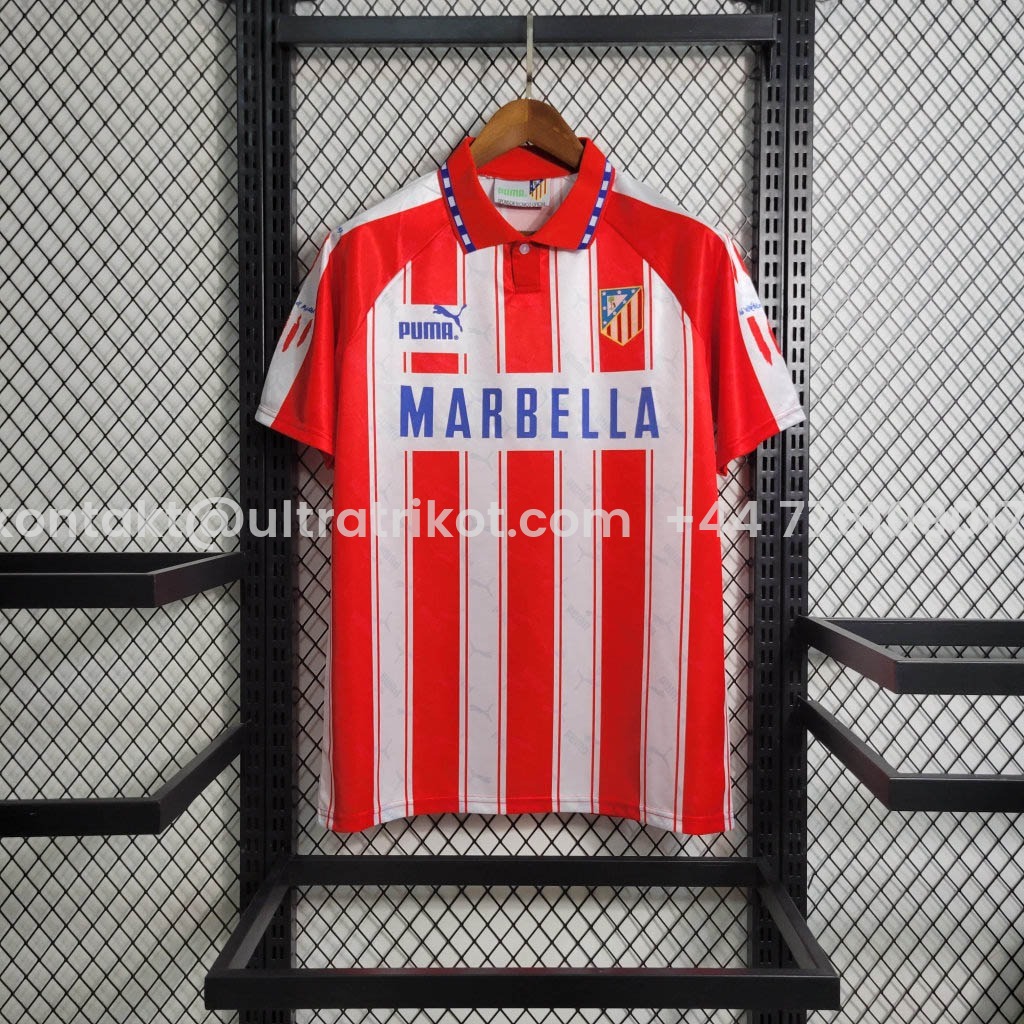 UltraTrikot-Retro Atletico Madrid 1994-95 Home Stadium Jersey