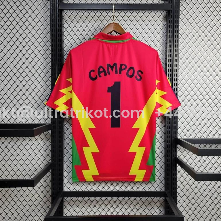 UltraTrikot-Retro Mexico 1994 Goalkeeper Red Yellow Jersey