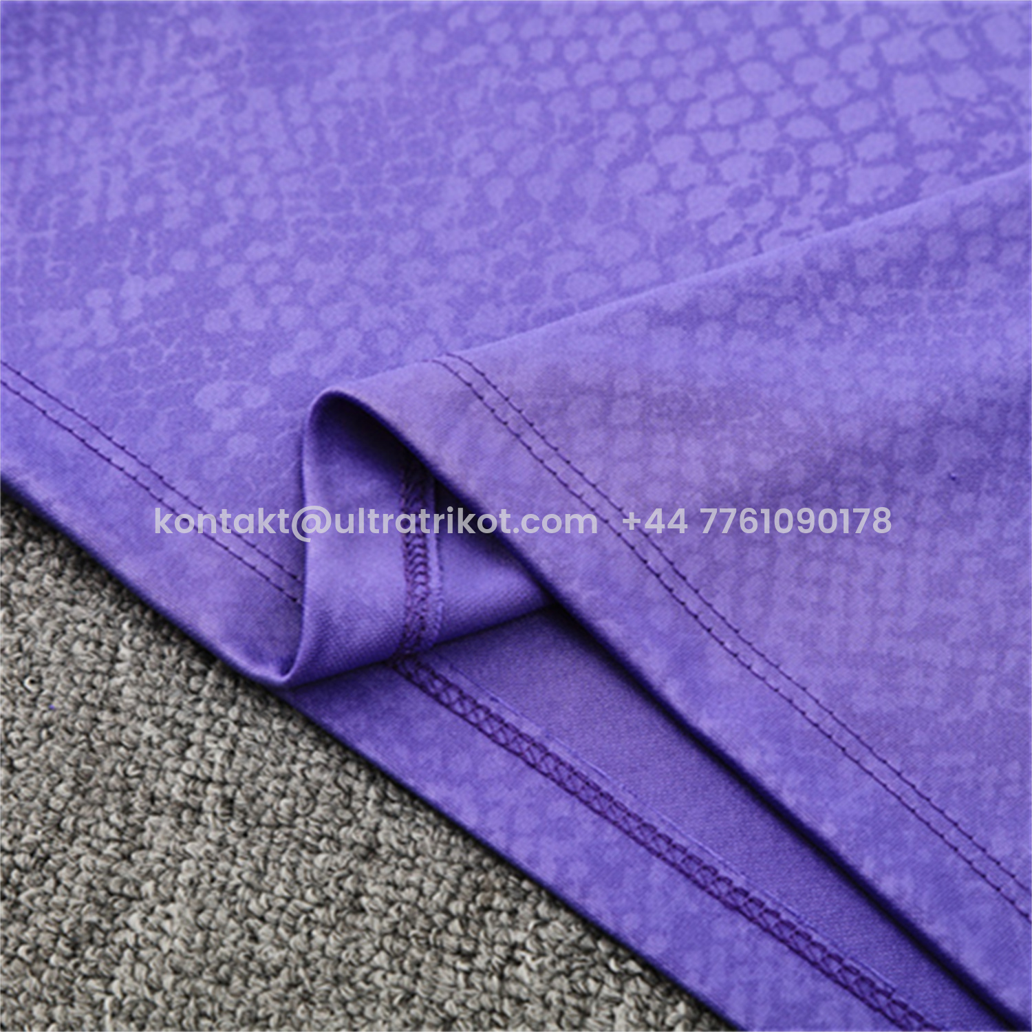 UltraTrikot-Barcelona 25-26 X KB Kids Long Sleeve Training Set - Purple Top & Black Pants