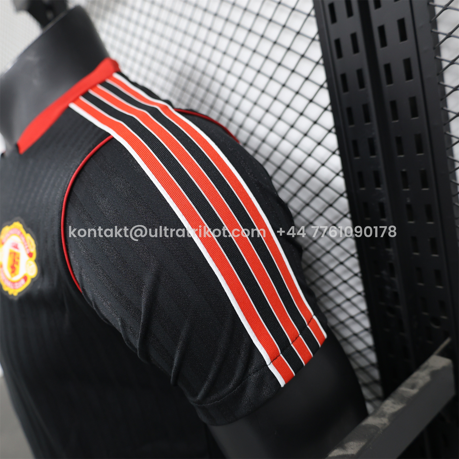 UltraTrikot-Manchester United 24-25 Black Icon Retro Jersey - Player Version