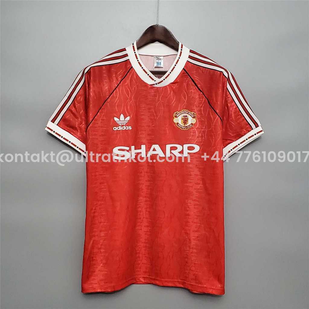 UltraTrikot-Retro Manchester United 91-92 Home Jersey