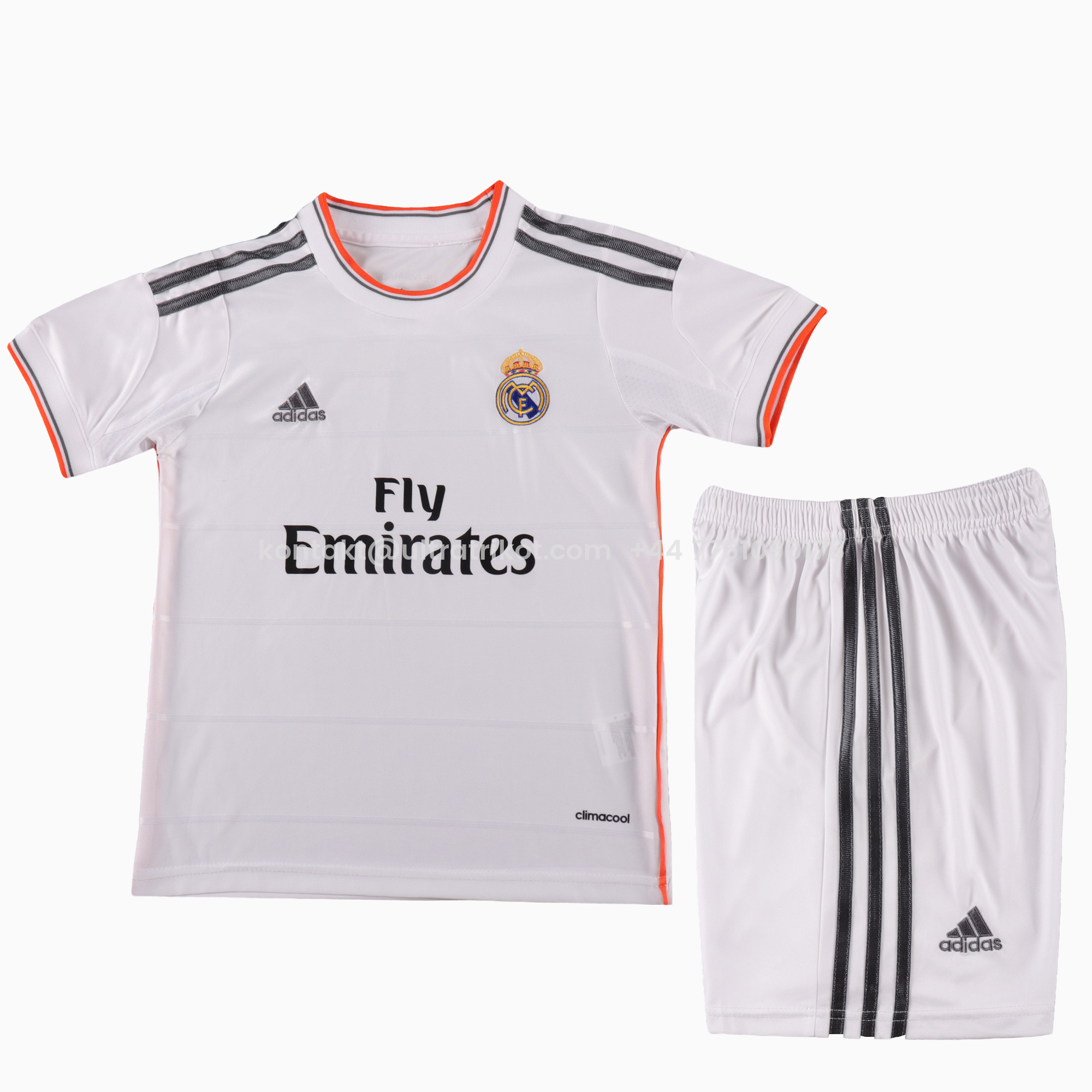 UltraTrikot-Retro Real Madrid 2013-14 Home Kids Kit