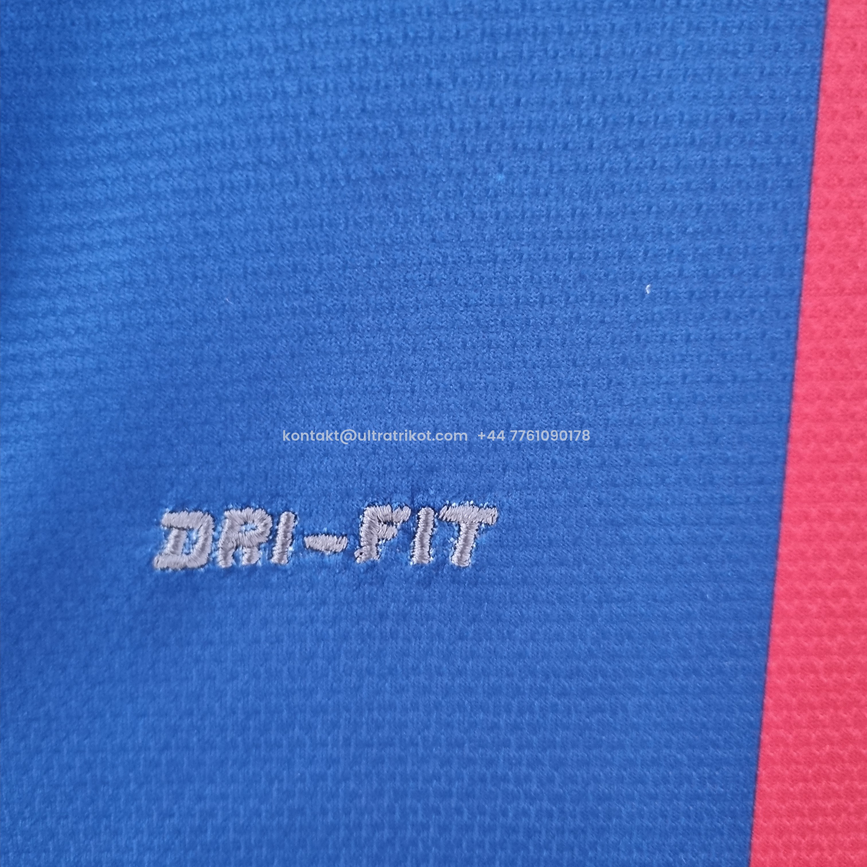 UltraTrikot-Retro Barcelona 10-11 Home Long Sleeve Jersey