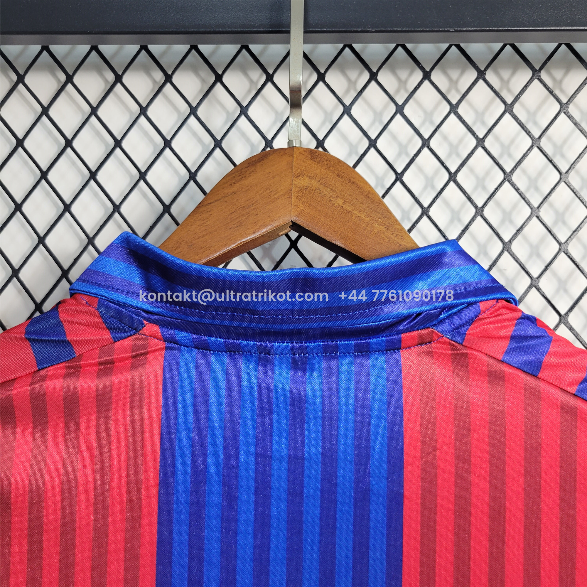 UltraTrikot-Retro Barcelona 90-92 Home Stadium Long Sleeve Jersey