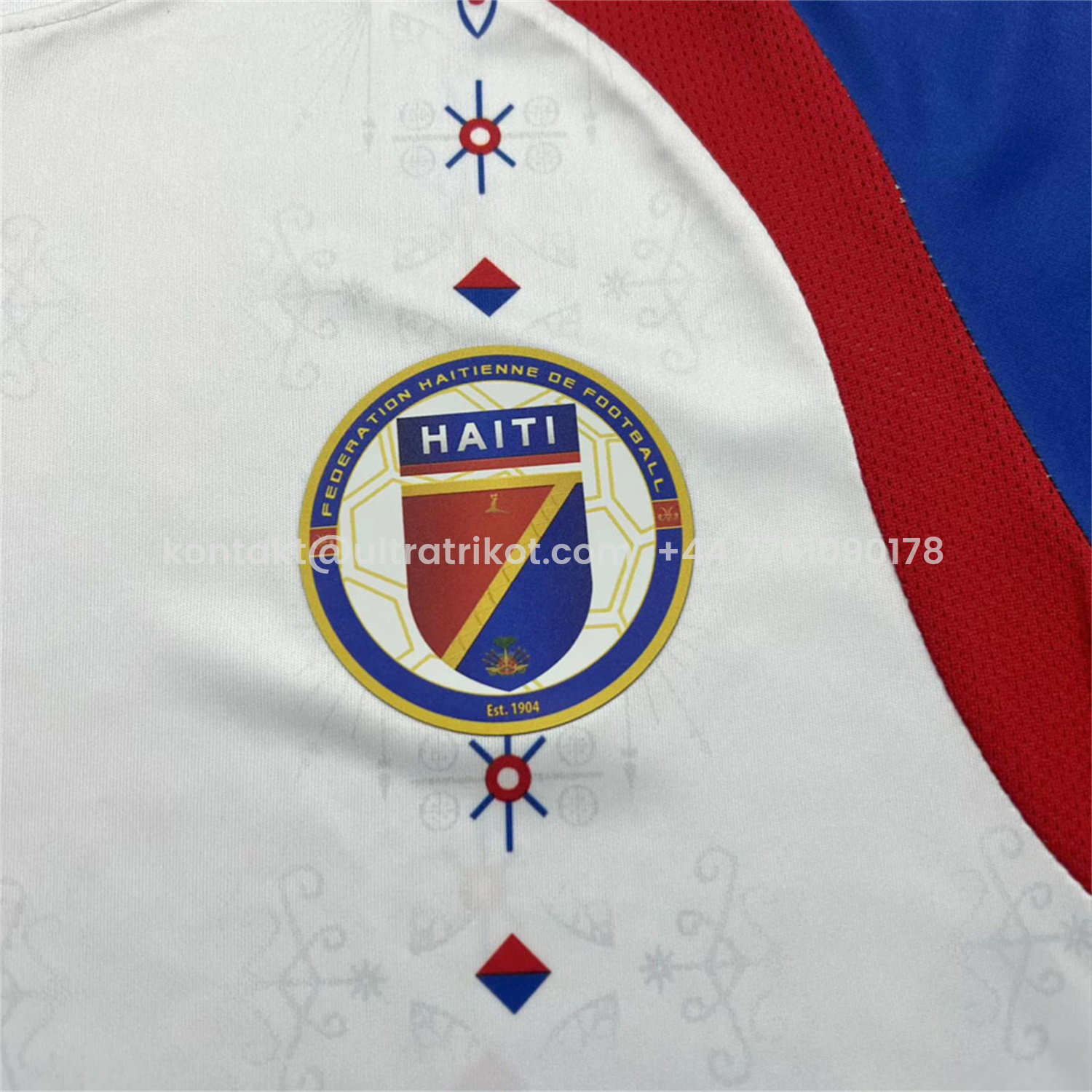 UltraTrikot-Haiti 2026 Away White Jersey - Fans Version
