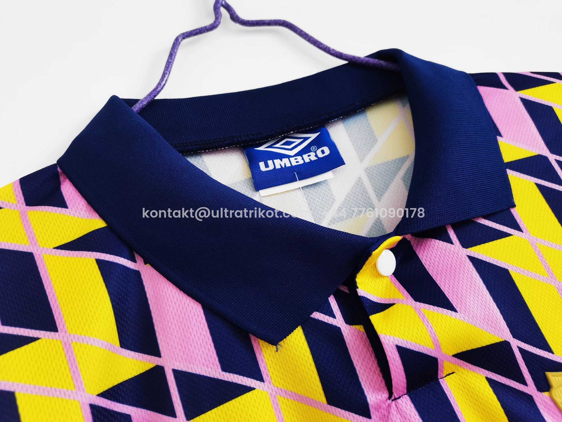 UltraTrikot-Retro S-c-o.t l.a-n.d 1988-89 Third Jersey - Fans Version