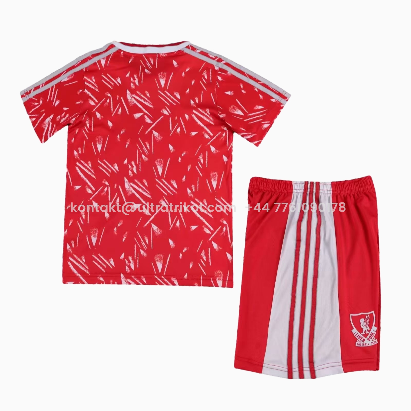 UltraTrikot-Retro Liver.pool 1989-91 Home Kids Kit