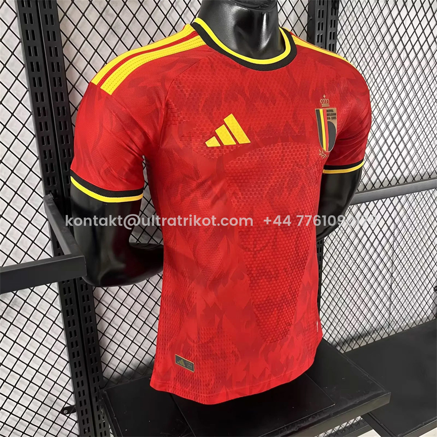 UltraTrikot-Belgium 2026 Home Jersey - Player Version