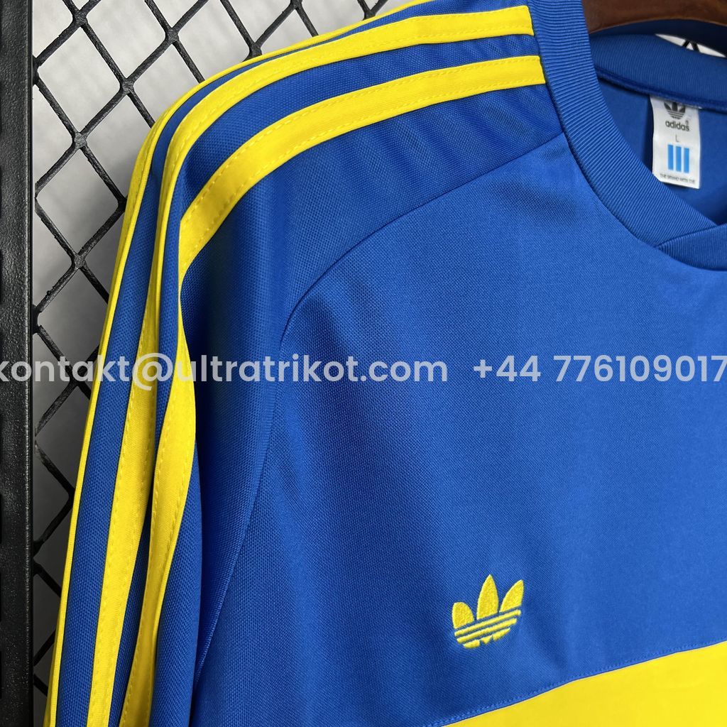 UltraTrikot-Retro Boca Juniors 1981-82 Home Long Sleeve Jersey