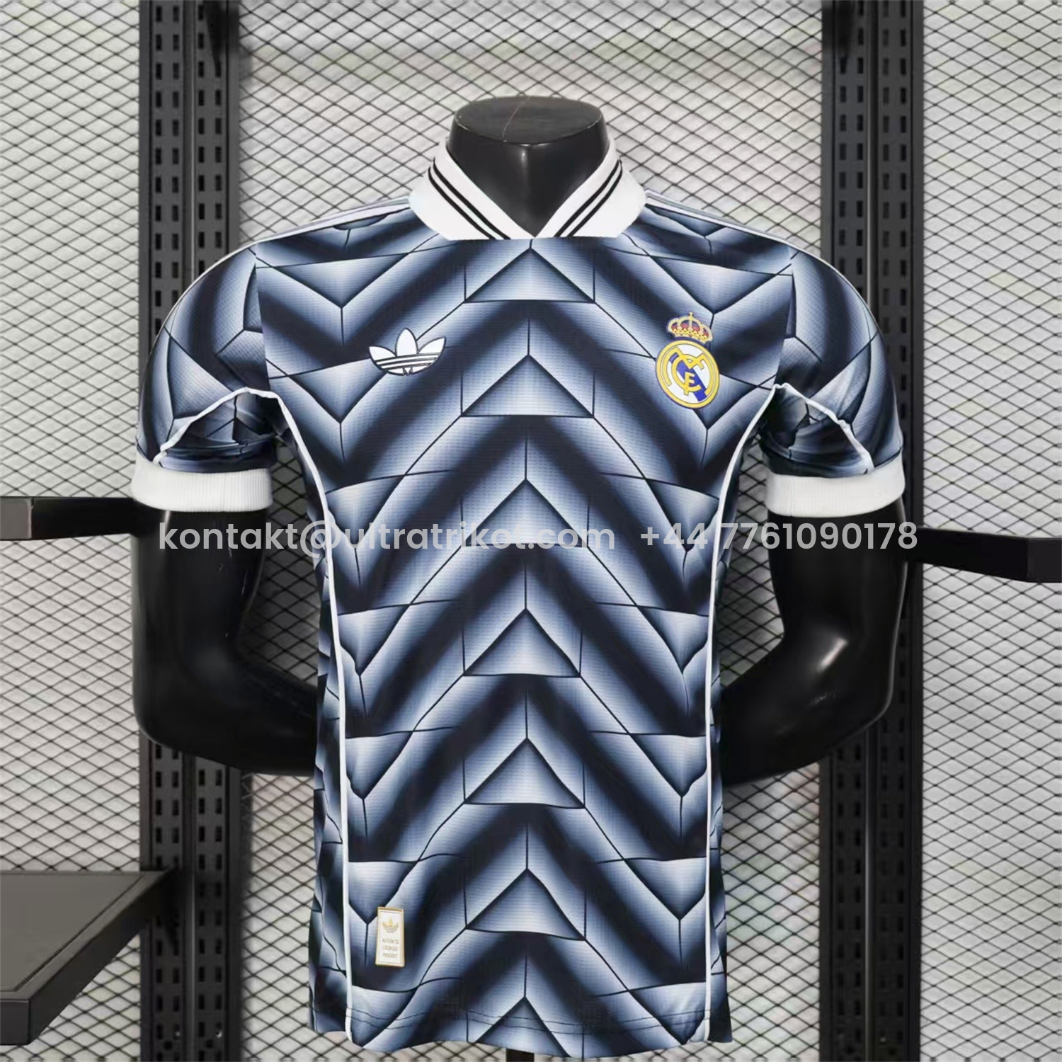 UltraTrikot-Real Madrid 25-26 Refracted Black Light White Special Jersey - Player Version