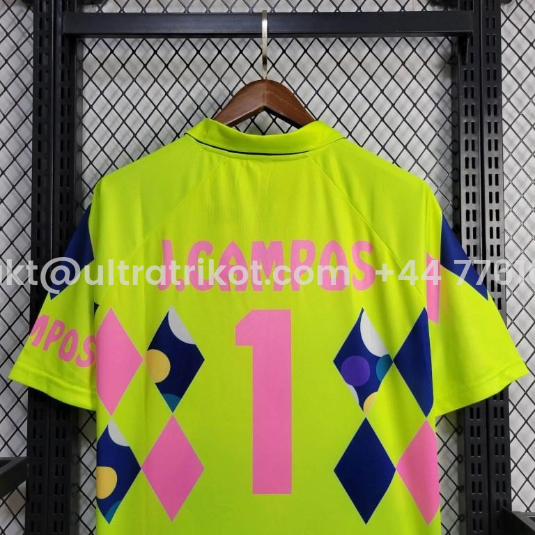 UltraTrikot-Retro Mexico 1992-93 Goalkeeper Green Jersey